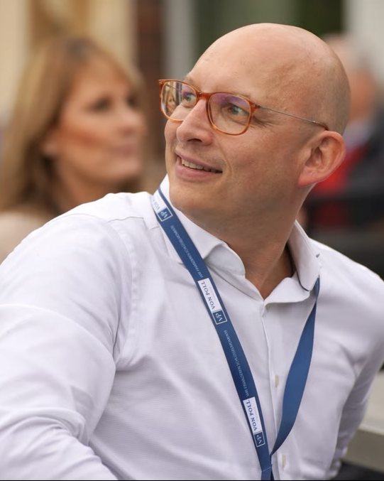 Anton Hebrang bei einer Veranstaltung von VON POLL